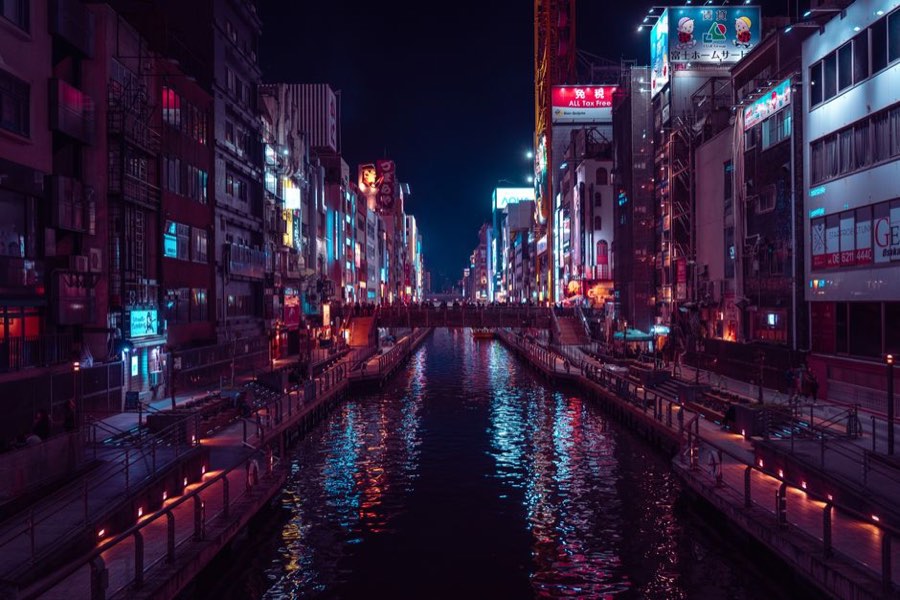 Dotonbori Neon Canals